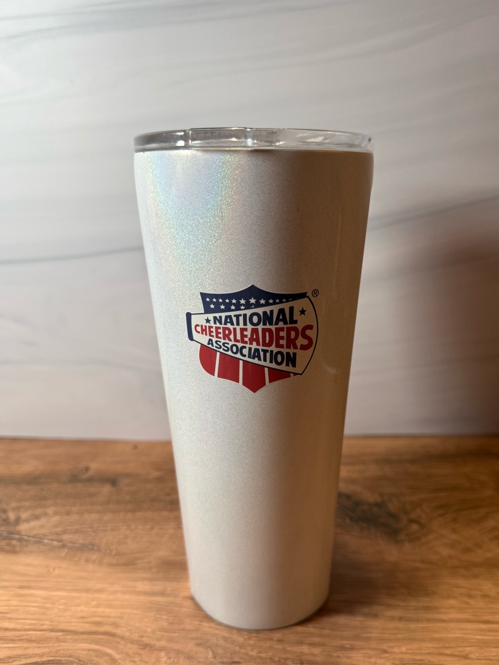 Corkcicle NCA National Cheerleaders Association Tumbler 24 oz Silver
